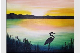 Paint Nite: The Life of a Crane